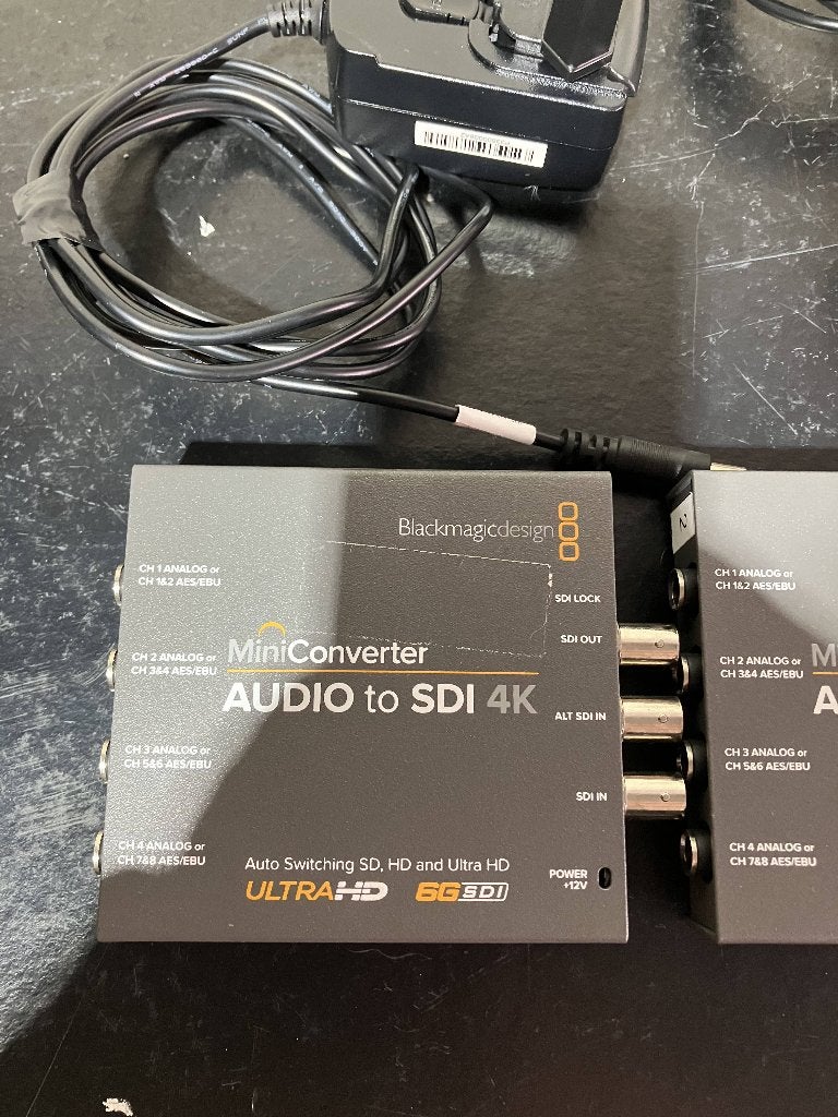 Black Magic Design Audio to SDI 4K convertor, Ophalen of Verzenden, Zo goed als nieuw, Laser, Geluidgestuurd