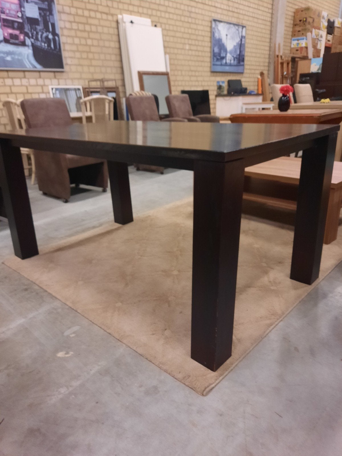 Eettafel 90x160 cm, Huis en Inrichting, Tafels | Eettafels, Gebruikt, 50 tot 100 cm, 150 tot 200 cm, Vier personen, Rechthoekig