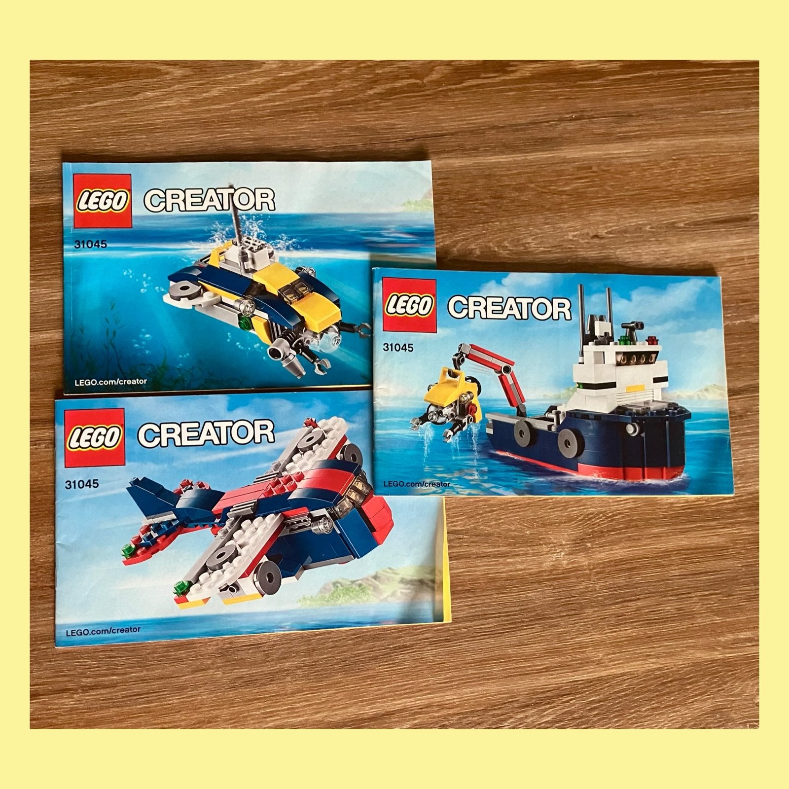 Lego Creator 31045 Bouwinstructies Boekjes, Verzenden, Lego, Overige typen, Zo goed als nieuw