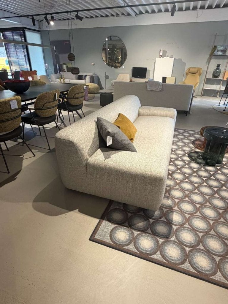 Koozo Jason 3-zits designbank zandkleur | Nieuw, Ophalen, Koozo, Koozo@koozo.be, 75 tot 100 cm