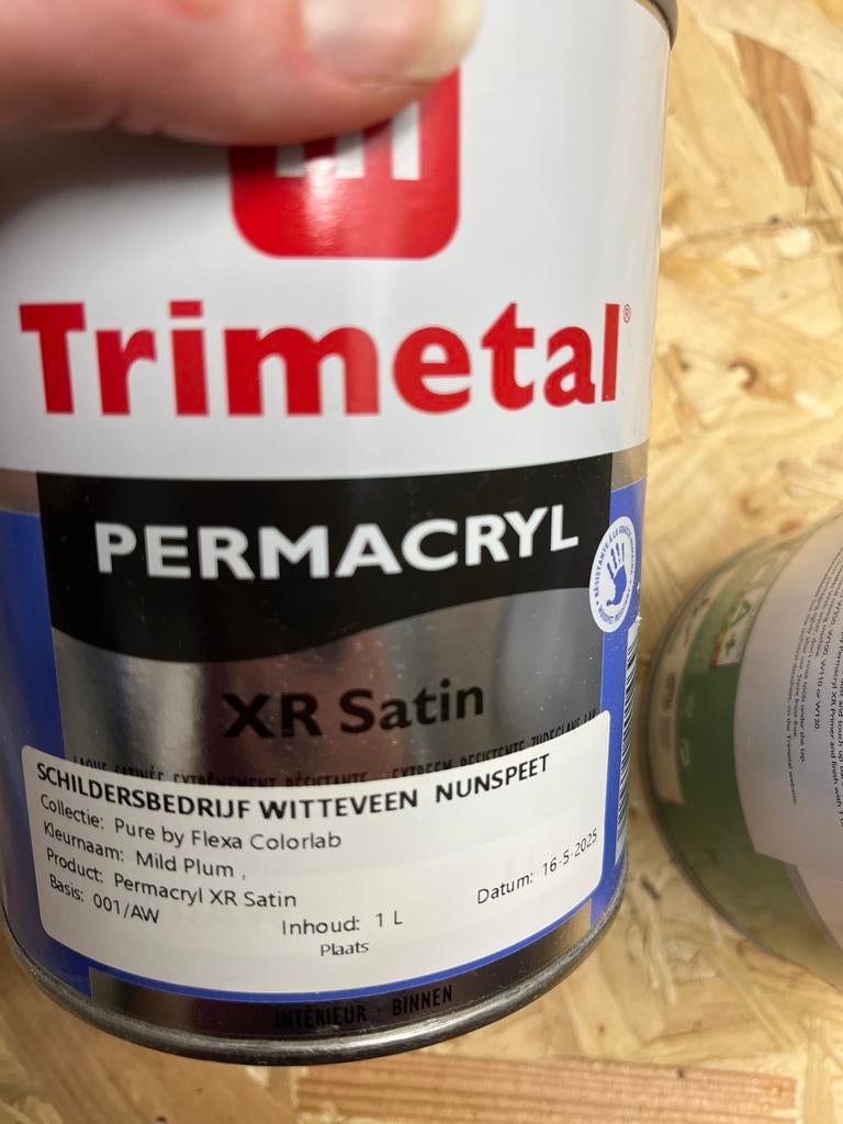 Trimetal Professionele Verf: Grondverf & Lak Mild plum, Doe-het-zelf en Verbouw, Verf, Beits en Lak, Ophalen, Overige kleuren