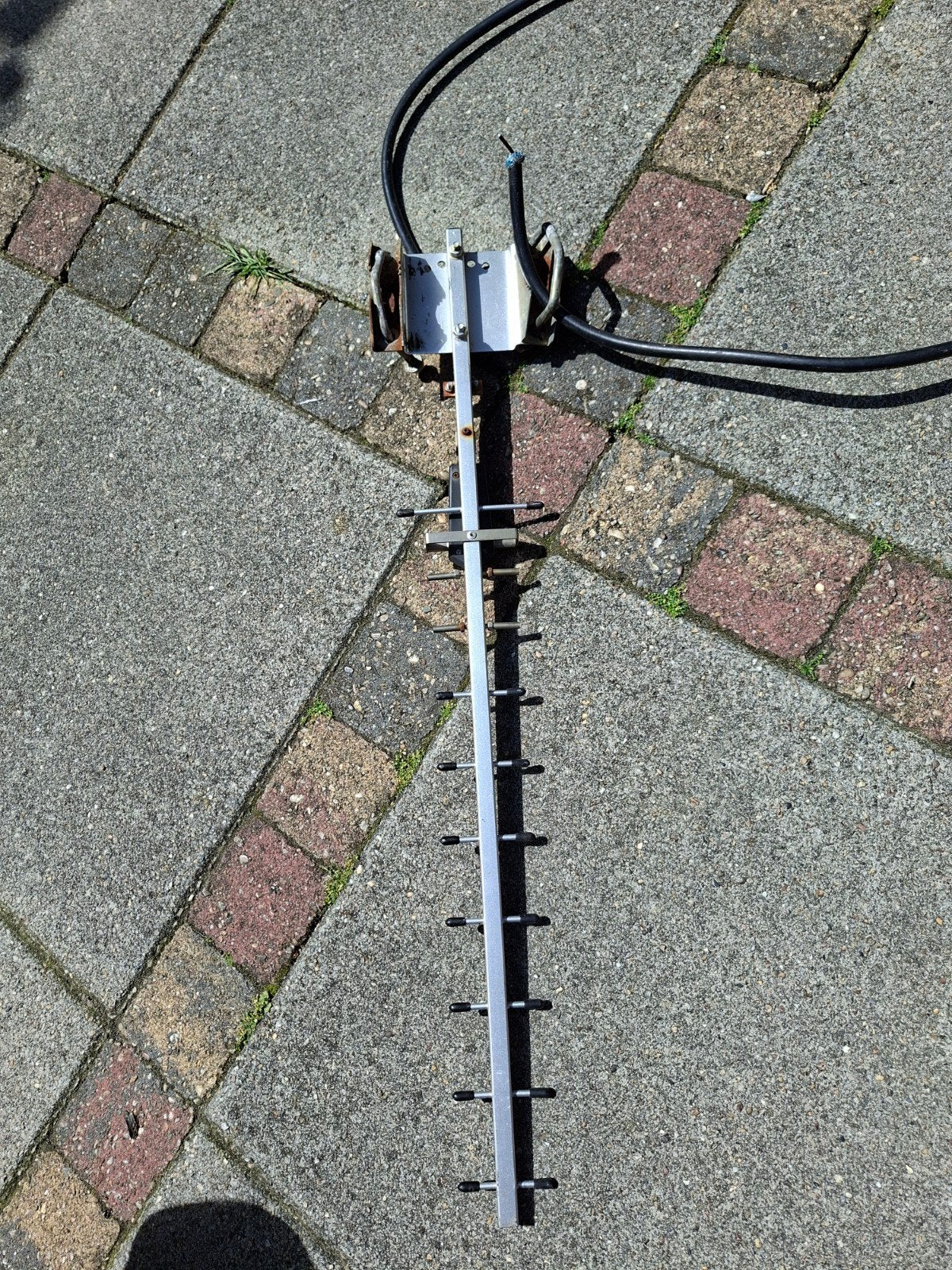 Gebruikte Yagi Antenne met Kabel - Goede Staat, Telecommunicatie, Antennes en Masten, Ophalen of Verzenden, Gebruikt, Antenne