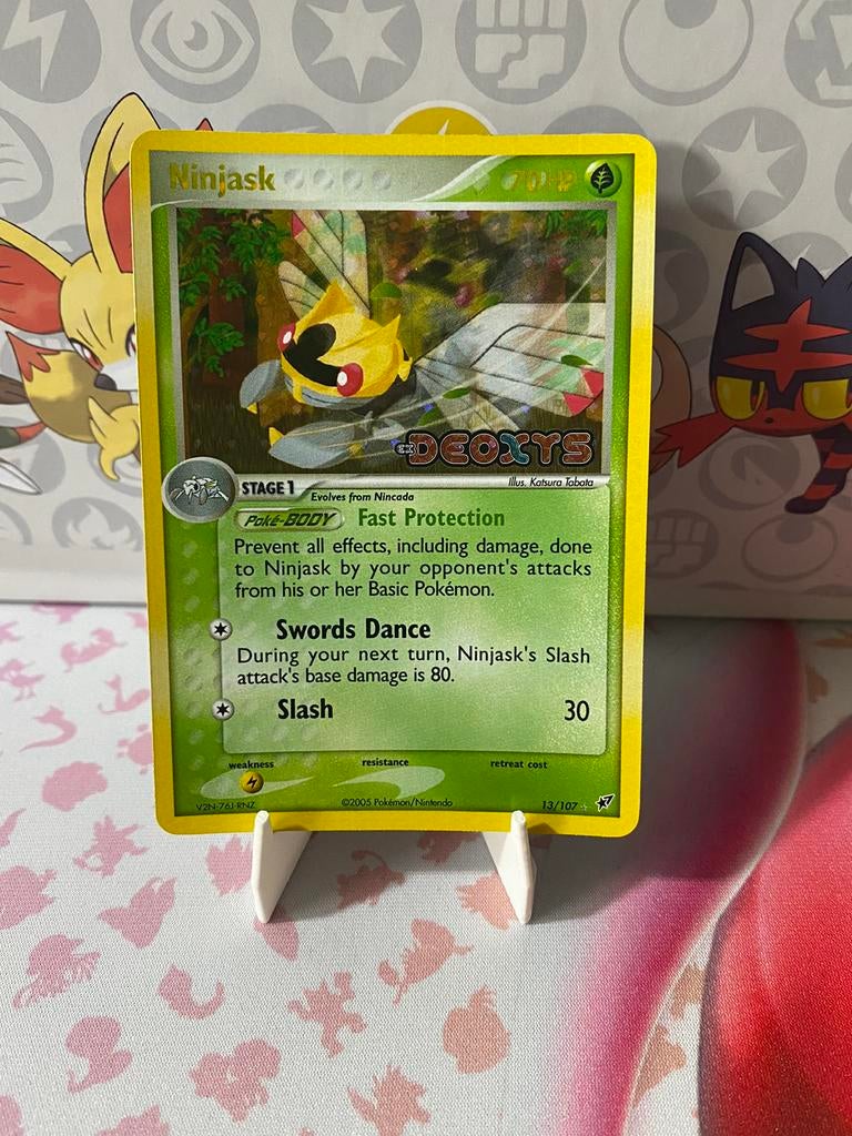POKEMON NINJASK DX 13 REVERSE STAMPED NEAR MINT, Verzenden, Zo goed als nieuw