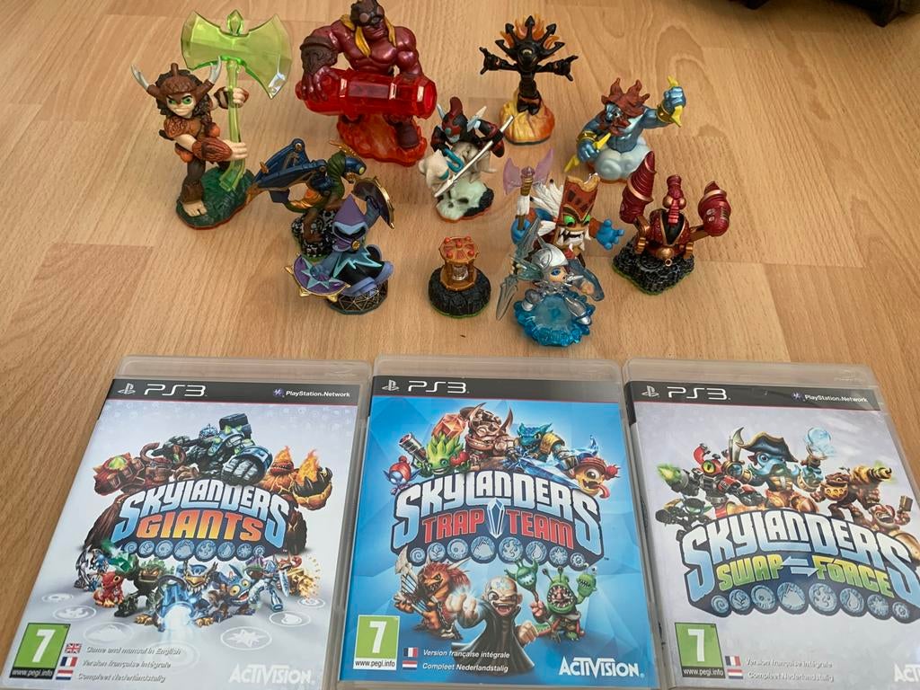 Ps3 3x Sylanders spellen met figuren, Avontuur en Actie, 1 speler, Ophalen of Verzenden, Zo goed als nieuw