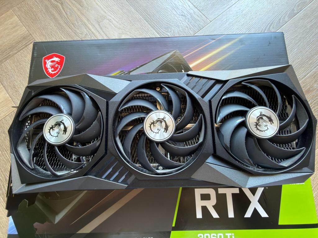 MSI GeForce RTX 3060 Ti Gaming X Trio 8G videokaart, Computers en Software, Videokaarten, Zo goed als nieuw, Ophalen of Verzenden
