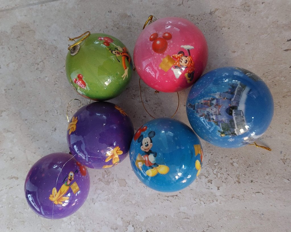 kerstballen Disney verzamelen kinder kamer kerstboom kerst, Verzenden, Zo goed als nieuw