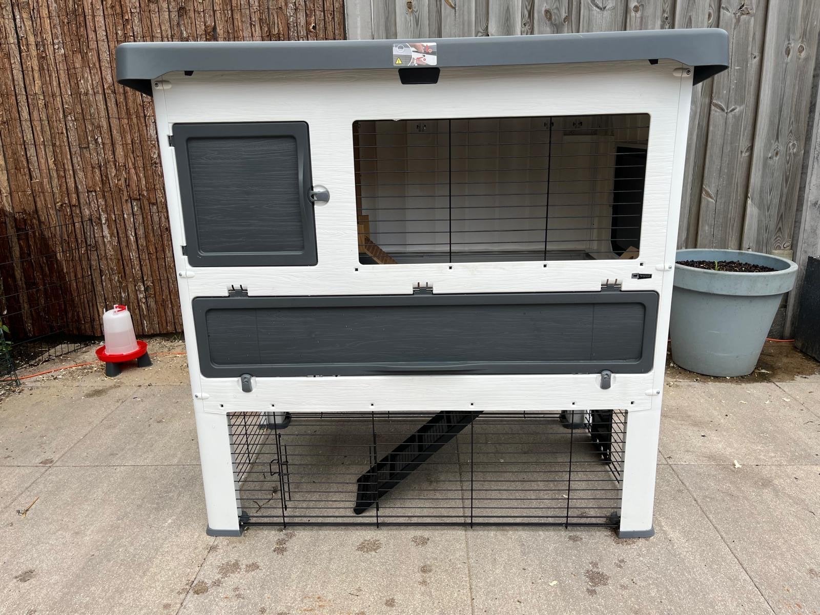 Ferplast konijnenhok, Dieren en Toebehoren, Ophalen, 110 cm of meer, Cavia, Zo goed als nieuw