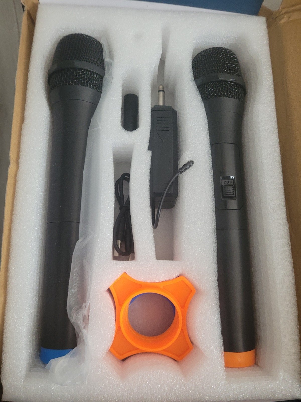 Draadloze Microfoon Set - Nieuw in Doos, Ophalen, Nieuw, Zangmicrofoon, Draadloos