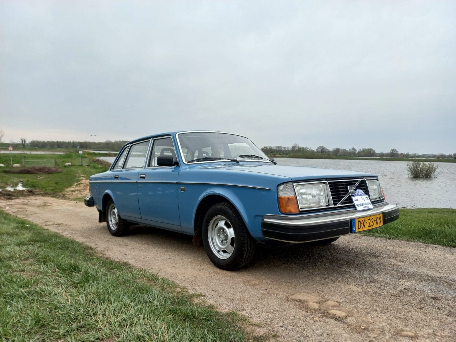 Volvo 244 GL AUT 1979 blauw, Auto's, Automaat, Blauw, Particulier, Achterwielaandrijving