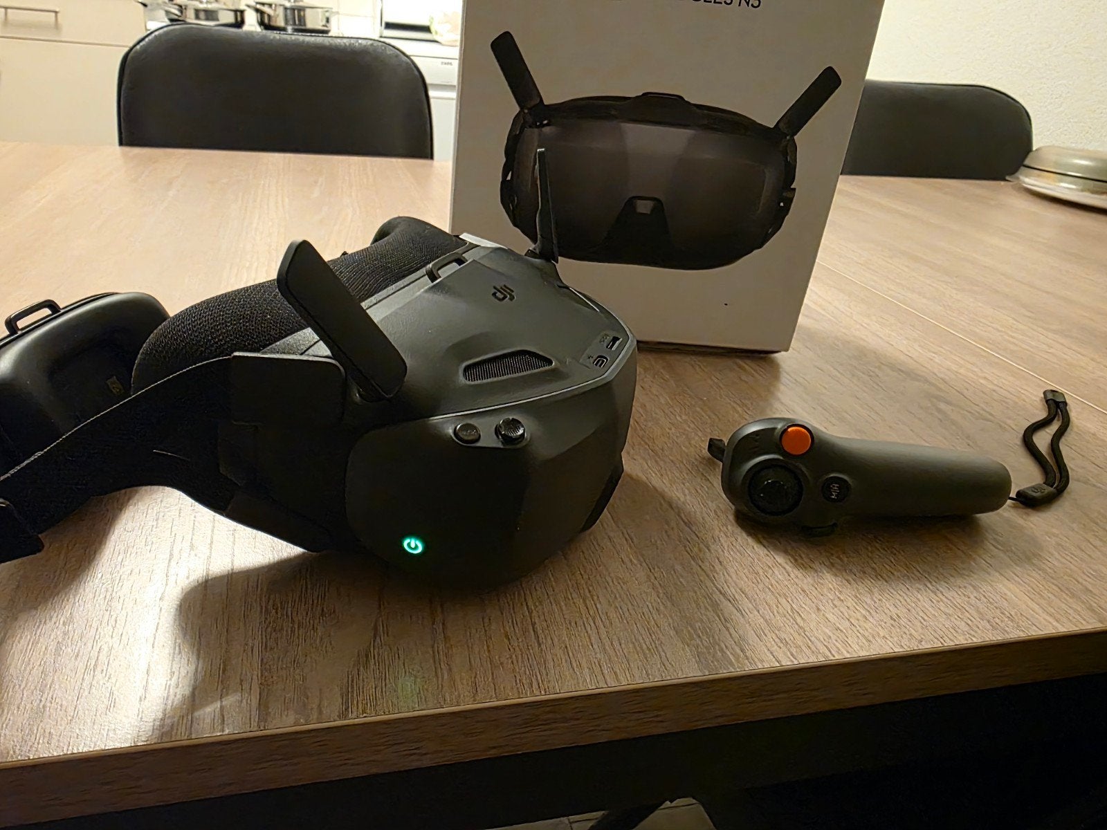 DJI Goggles N3 FPV-bril met DJI RC Motion 3 controller, Spelcomputers en Games, Ophalen of Verzenden, Zo goed als nieuw, VR-bril