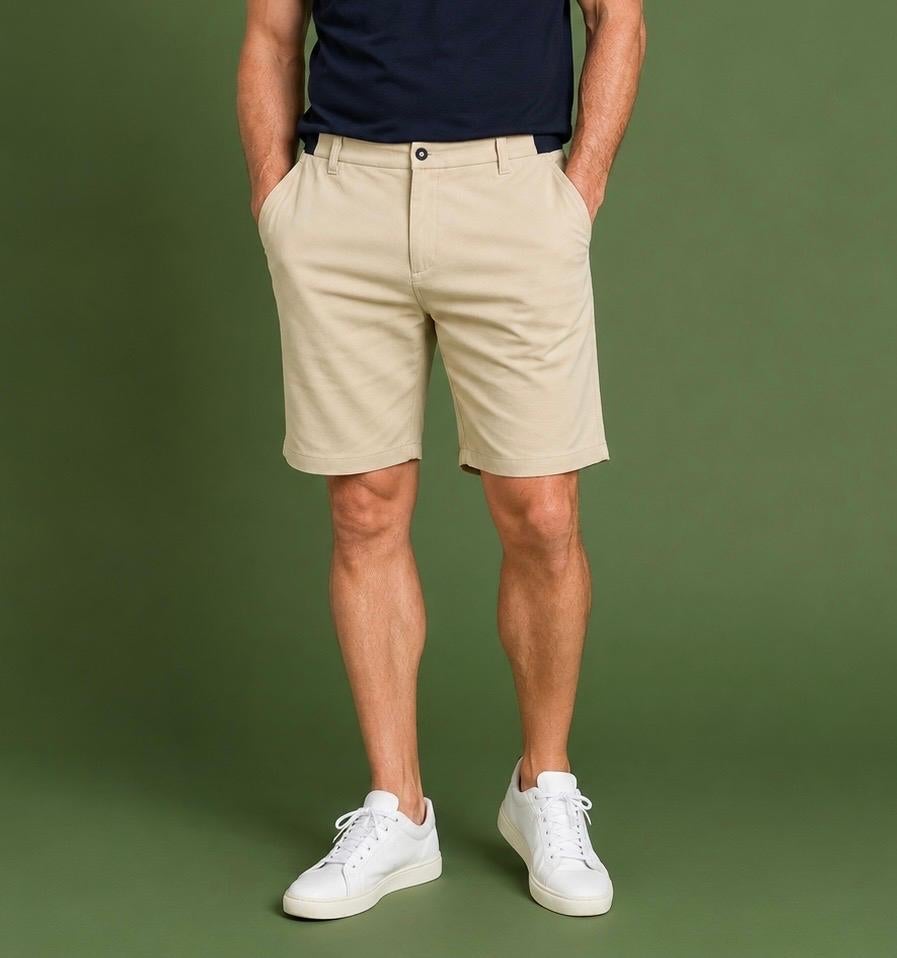 BACKTEE Korte golfbroek beige - maat 56/XXL, Ophalen of Verzenden, Nieuw, Kleding