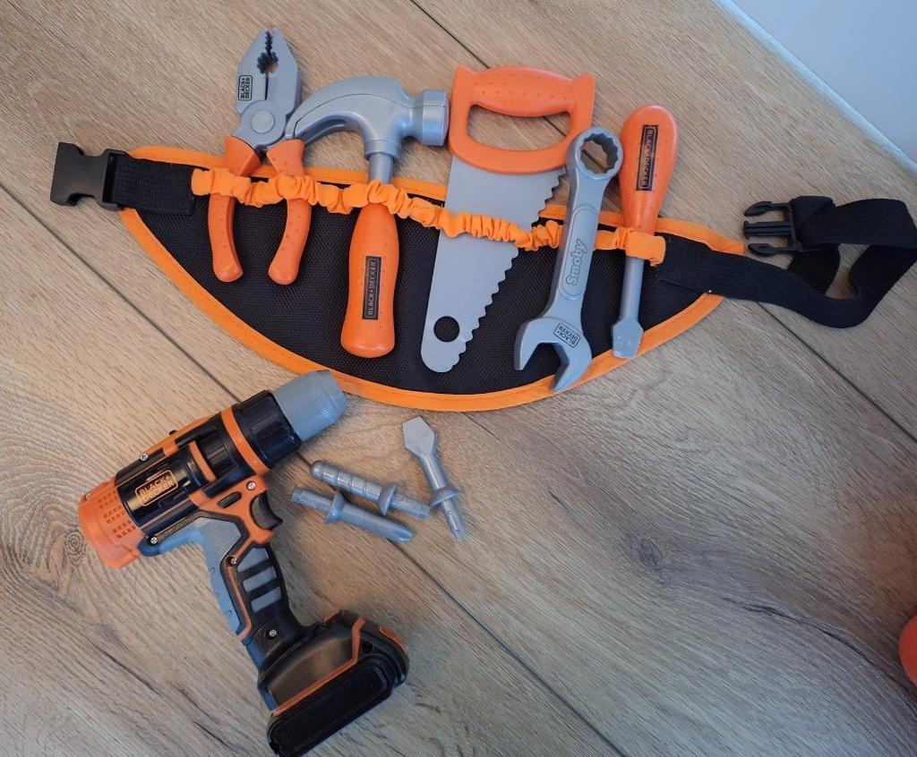 Black en decker gereedschapsset + boormachine, Ophalen of Verzenden, Gebruikt, Bouwen