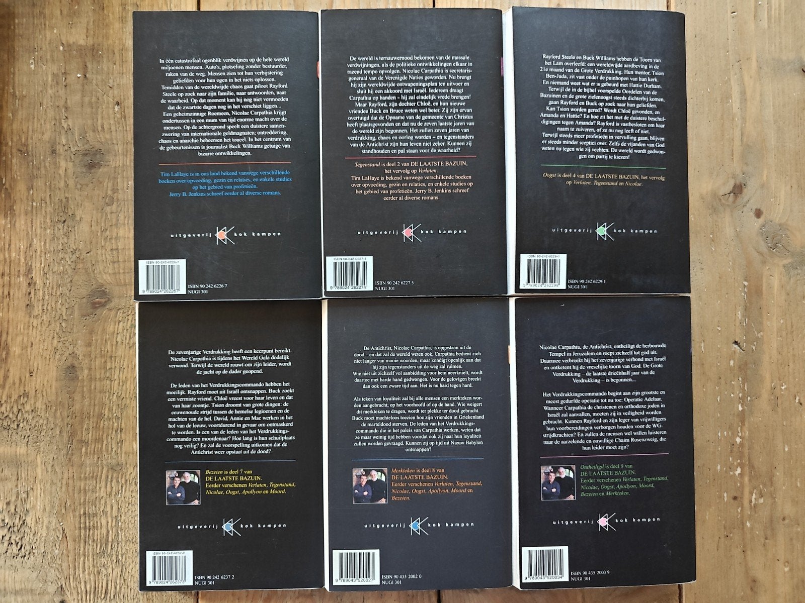 6 Delen van de serie: De laatste bazuin., Boeken, Ophalen of Verzenden, Gelezen