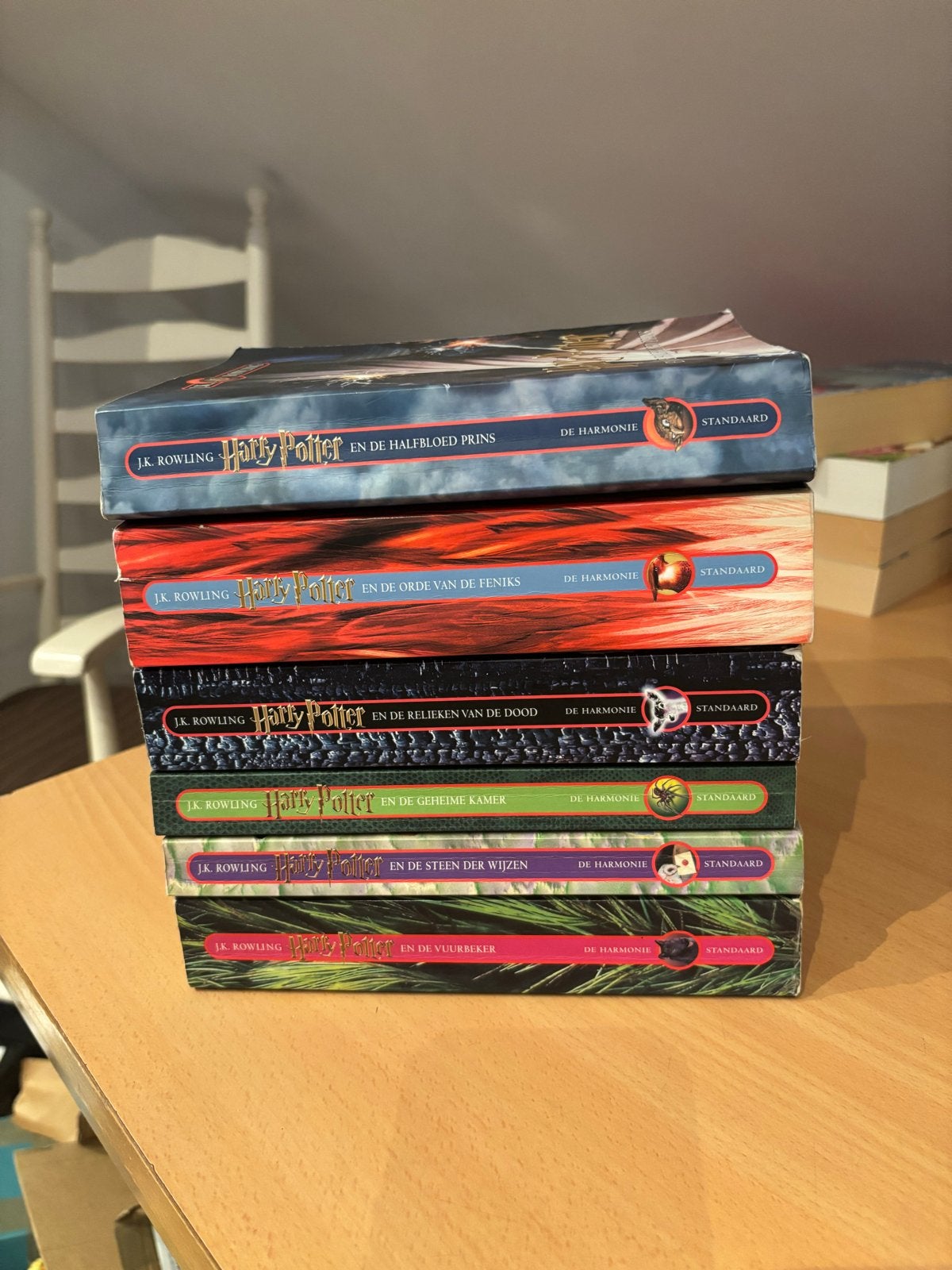 Harry Potter boeken - set, Ophalen of Verzenden, Gelezen