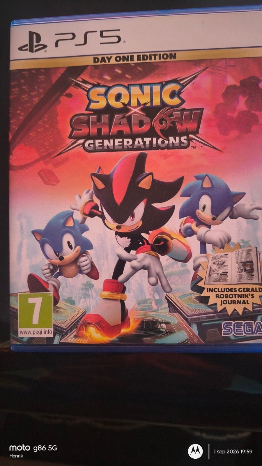 Sonic Shadow generations, Ophalen
