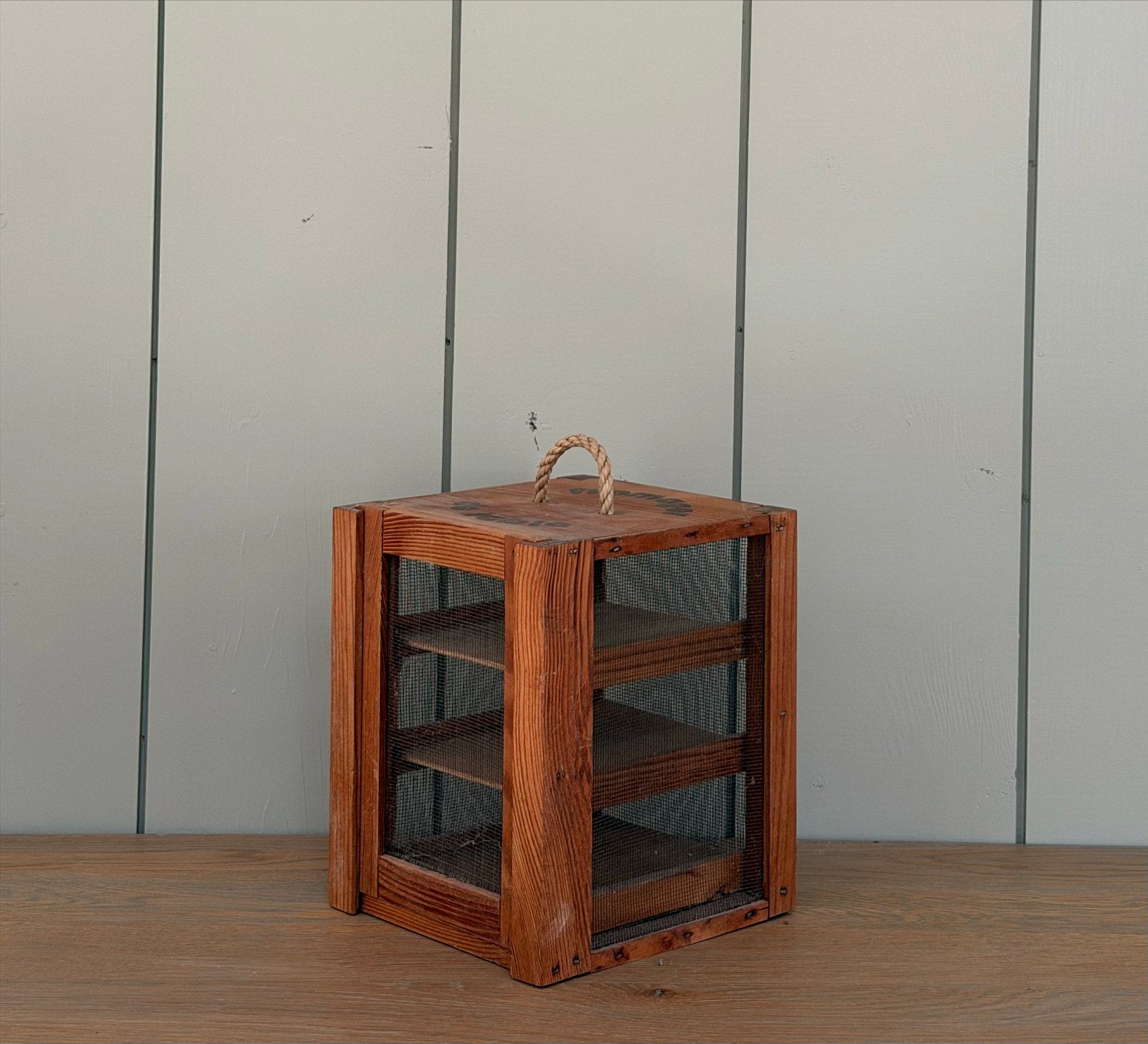 Vintage vliegenkastje of kaaskastje 'fromager de table', Antiek en Kunst, Ophalen of Verzenden