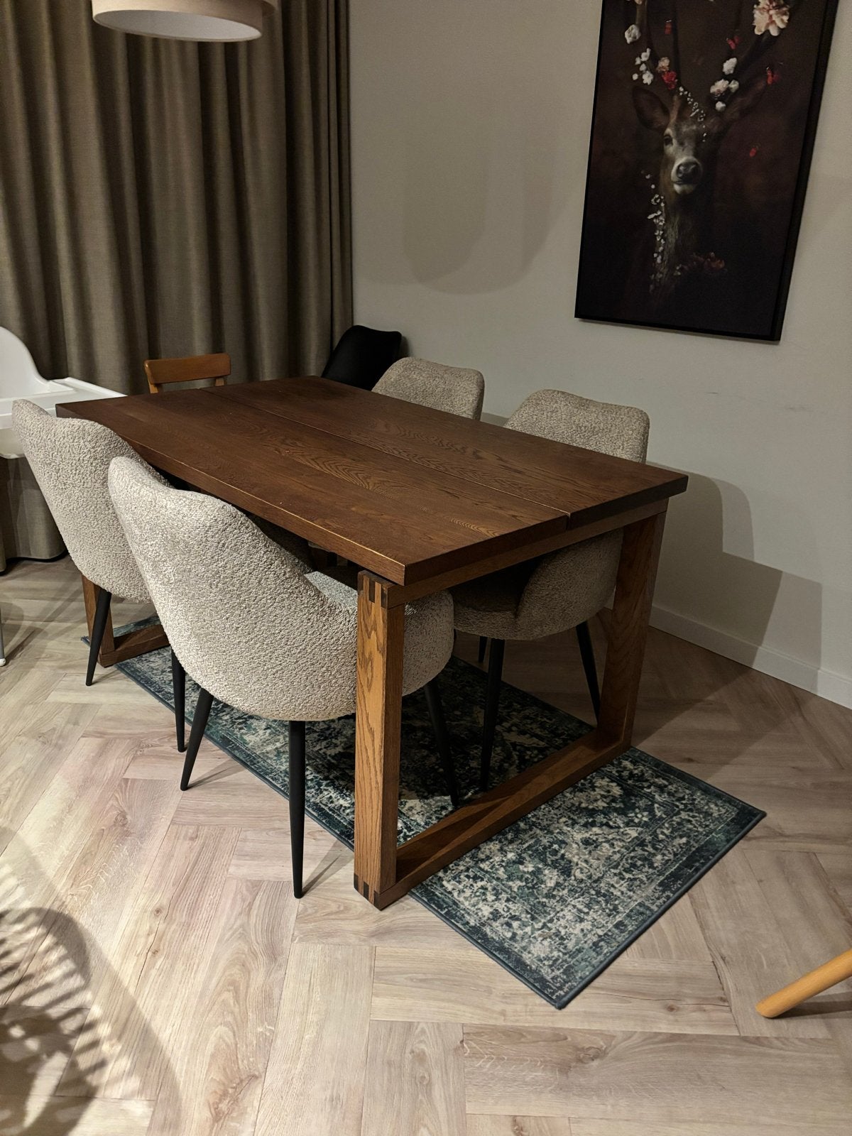Morbylanga eettafel van Ikea - 140 x 85 cm, Huis en Inrichting, Ophalen, Gebruikt, 100 tot 150 cm, 50 tot 100 cm