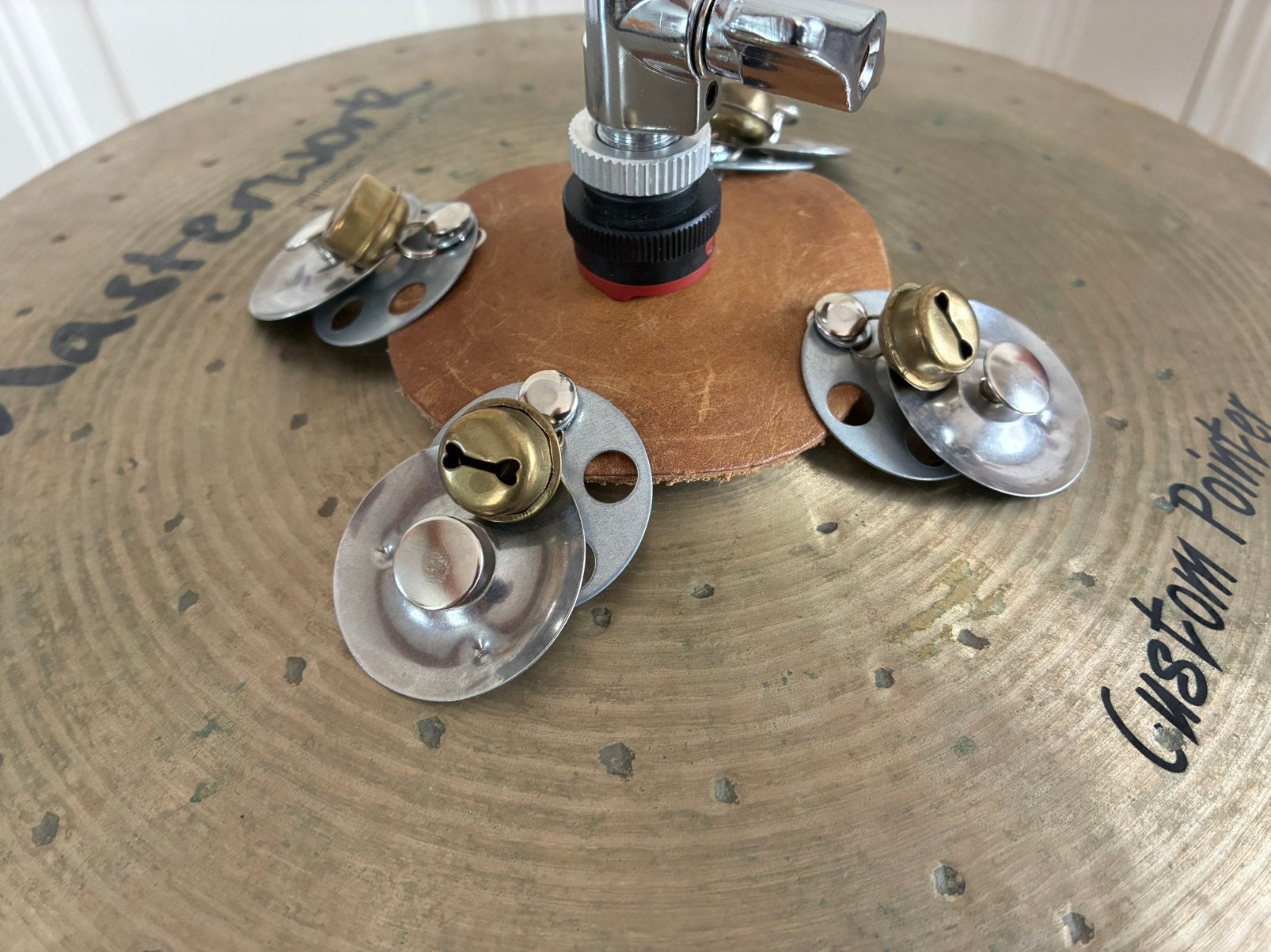 Jingle Effect Ring voor op Hi-Hat Bekkens, met Belletjes, Gebruikt, Verzenden, NL, Melodische percussie