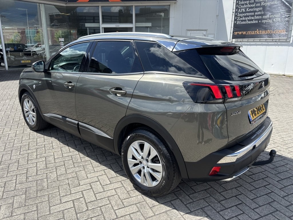 Peugeot 3008 1.2 PureTech Active Navi Carplay Trekhaak Parke, Auto's, Stof, Gebruikt, Euro 6, 1199 cc