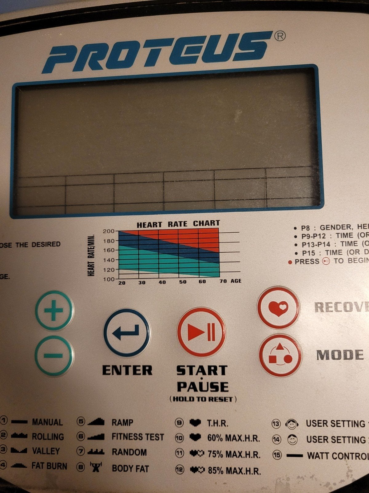Proteus Hometrainer - Ideaal voor Thuis Workouts, Sport en Fitness, Ophalen, Gebruikt, Metaal, Benen