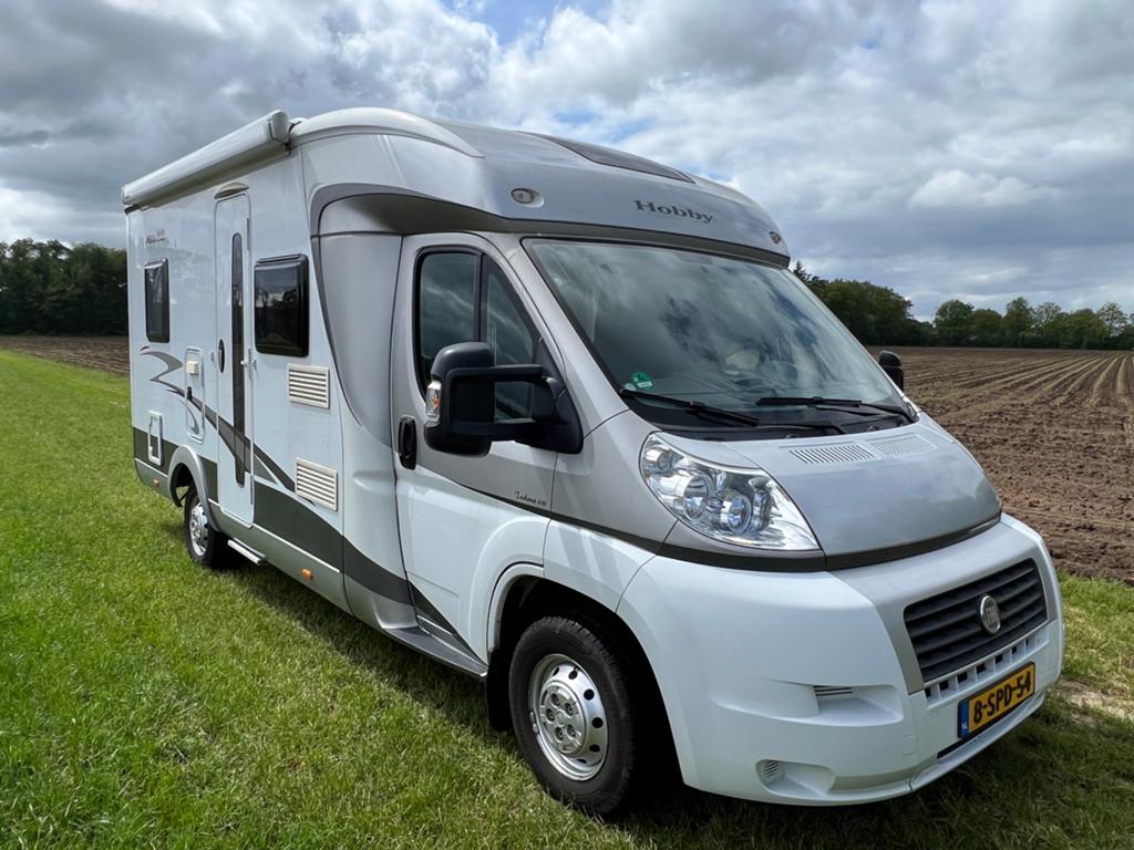Compacte Hobby camper 2010, Caravans en Kamperen, Campers, Ringverwarming, Fiat, Hobby, 6 tot 7 meter