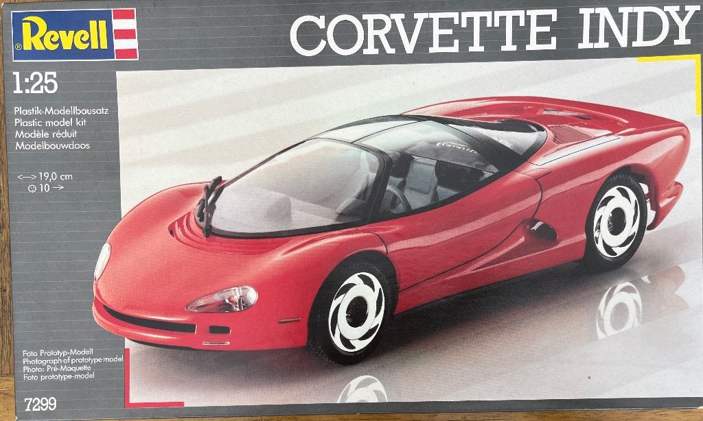 Revell Corvette Indy bouwdoos, Auto, Revell, Groter dan 1:32, Nieuw