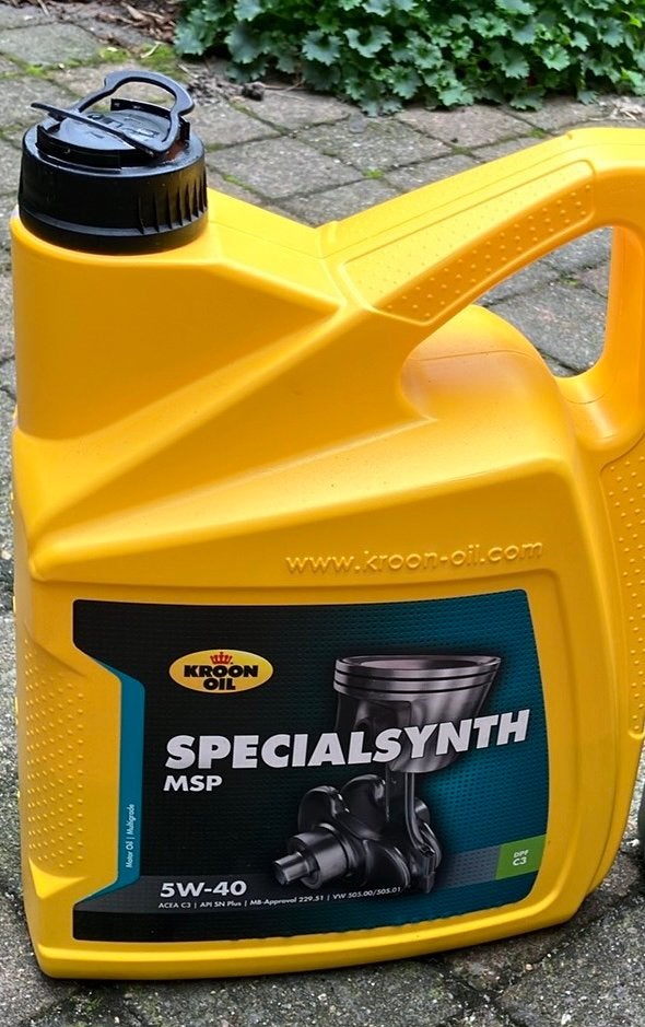 Aangebroken verpakking 5w-40 motorolie Kroon oil, Ophalen