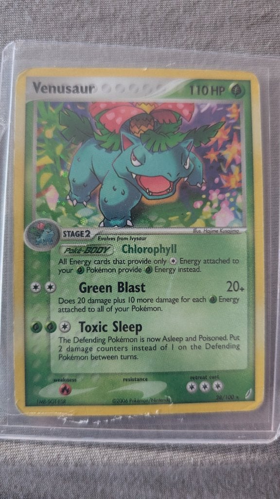 Venusaur (28/100)EX Crystal Guardians, Ophalen of Verzenden, Zo goed als nieuw, Foil