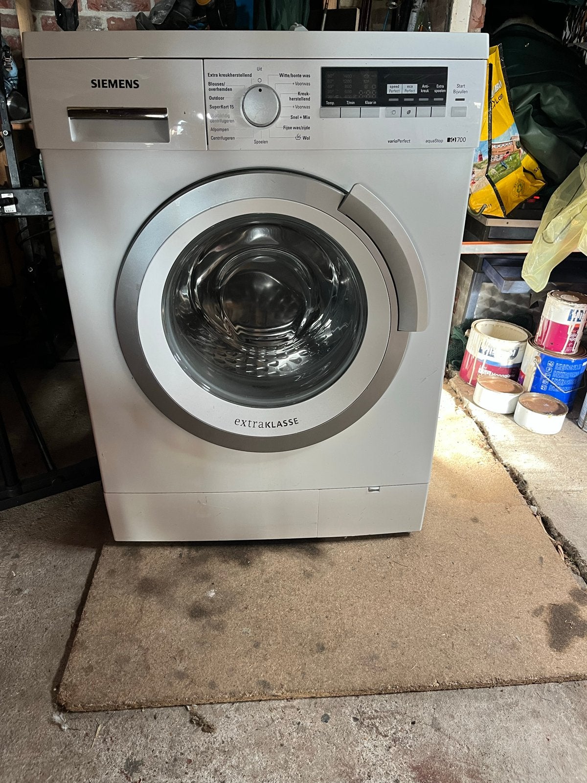 Siemens extraKlasse WM14T700  wasmachine (defect)., Witgoed en Apparatuur, Ophalen, 1200 tot 1600 toeren, 8 tot 10 kg, Niet werkend