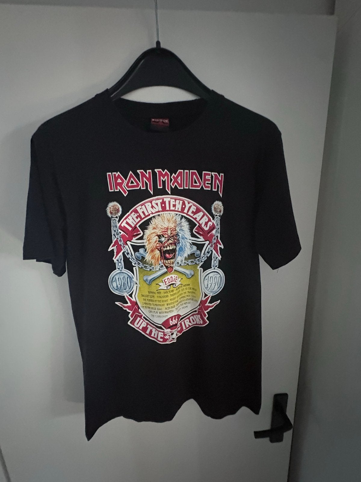 Iron Maiden T-shirt - The First Ten Years, Ophalen of Verzenden, Zo goed als nieuw