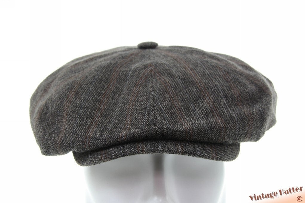 Paperboy pet Stetson Hatteras grijs linnen wol mix S, L & XL, 60 cm (XL, 7½ inch) of meer, Nieuw, Ophalen of Verzenden, Pet