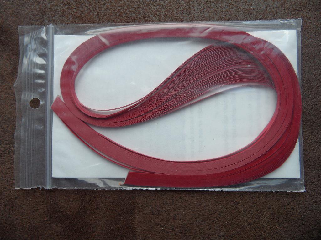 Quilling paper – papierfiligraanstroken 2mm donkerrood, Hobby en Vrije tijd, Knutselen, Nieuw, Ophalen of Verzenden, Papier of Karton