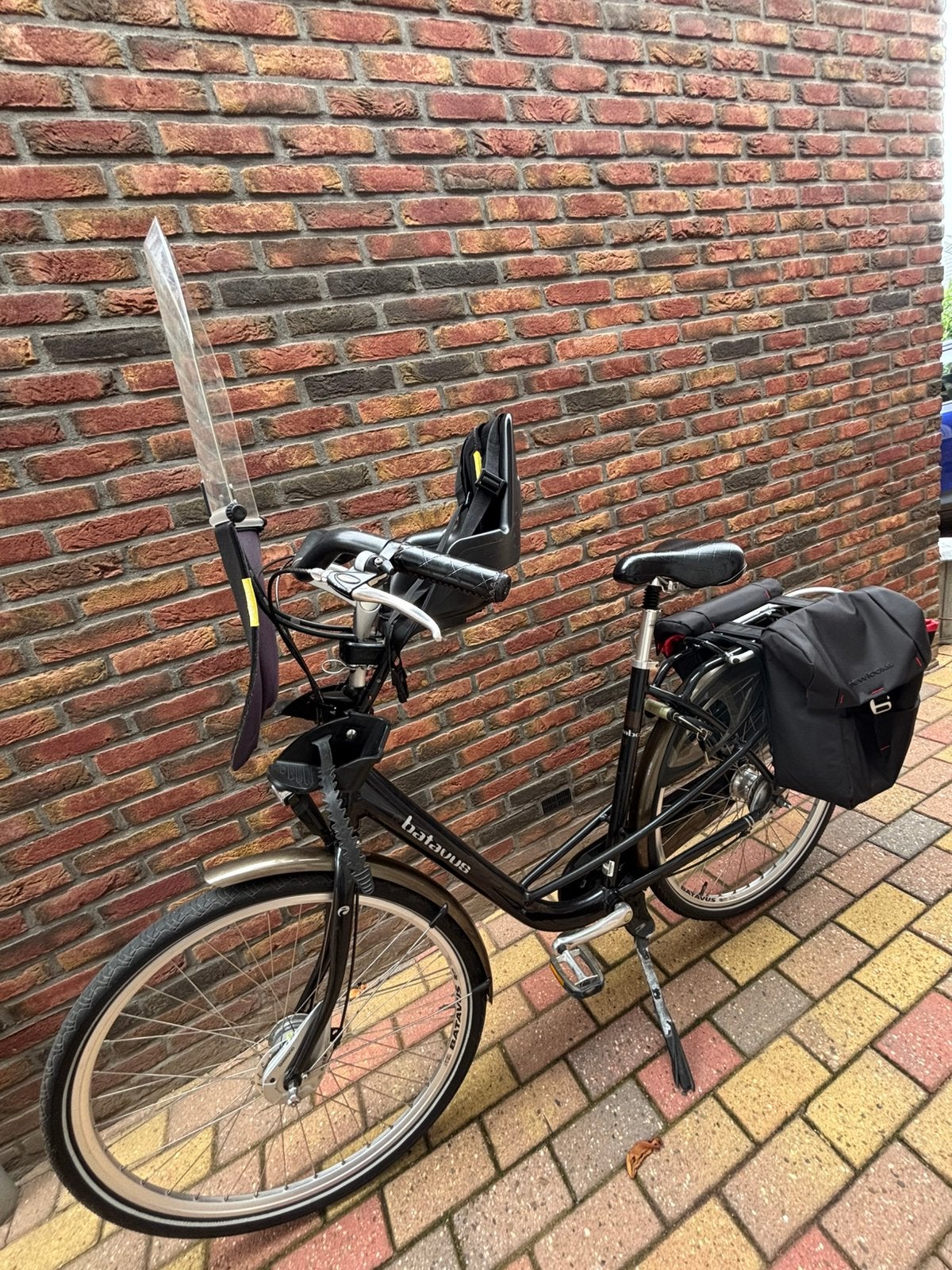 Batavus moeder fiets, Fietsen en Brommers, Fietsen | Dames | Moederfietsen, Ophalen, 1 zitje, Zo goed als nieuw, Batavus