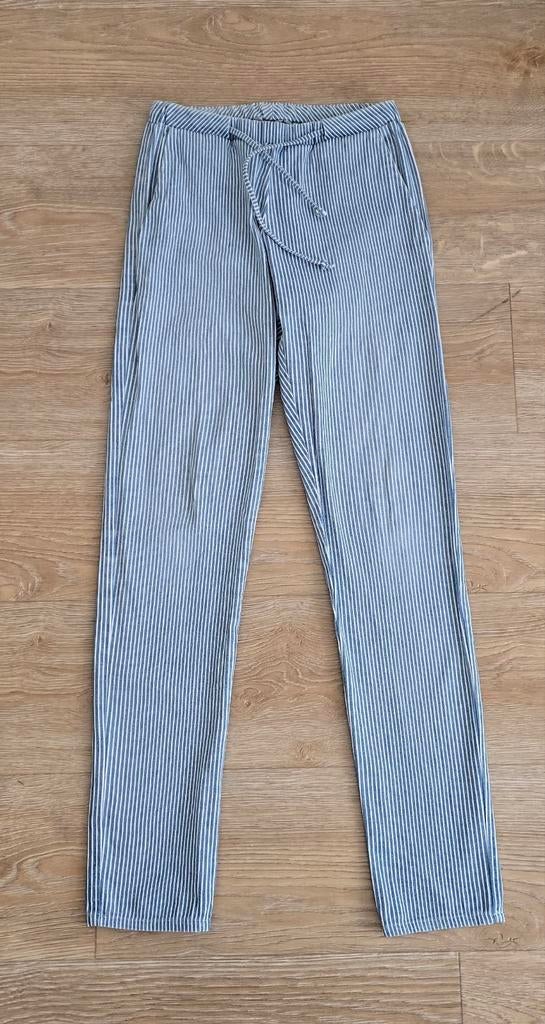 Studio RUIG gestreepte broek, maat 32, Kleding | Dames, Blauw, Zo goed als nieuw, Maat 34 (XS) of kleiner, Lang