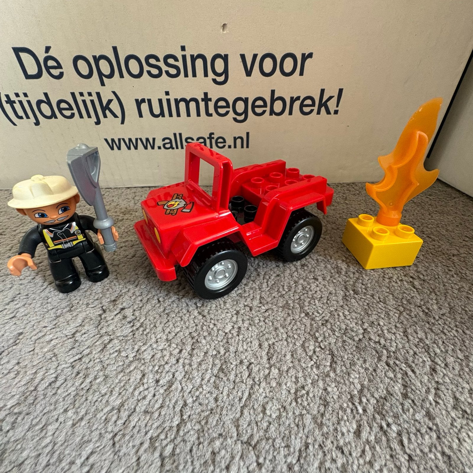 Duplo voertuigen, figuren en stenen, Inclusief minifiguren, Gebruikt, Ophalen of Verzenden, Duplo