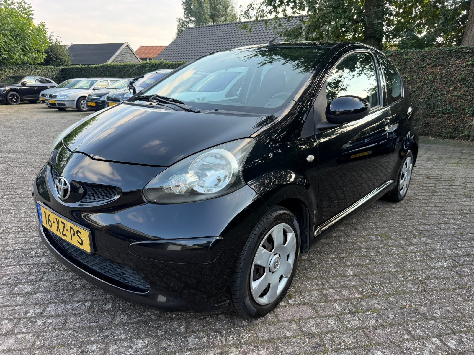 Toyota Aygo 1.0 12V Vvt-i 3DRS MMT 2007 Zwart, Voorwielaandrijving, Stof, Elektrische ramen, 4 stoelen