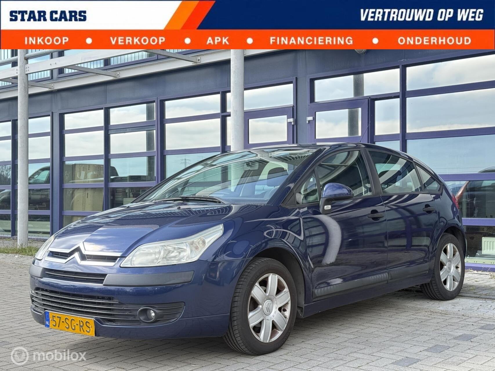Citroen C4 1.6-16V Ligne Business| Trekhaak| Elek Pakket|NAP, Auto's, Voorwielaandrijving, Gebruikt, Automatische klimaatregeling