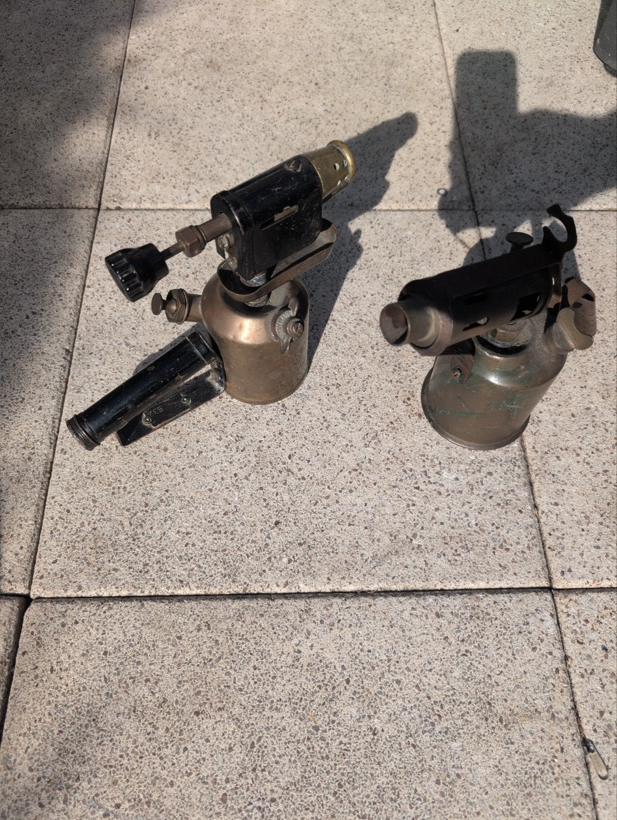 2 antieke gasbranders, Antiek en Kunst, Antiek | Gereedschap en Instrumenten, Ophalen