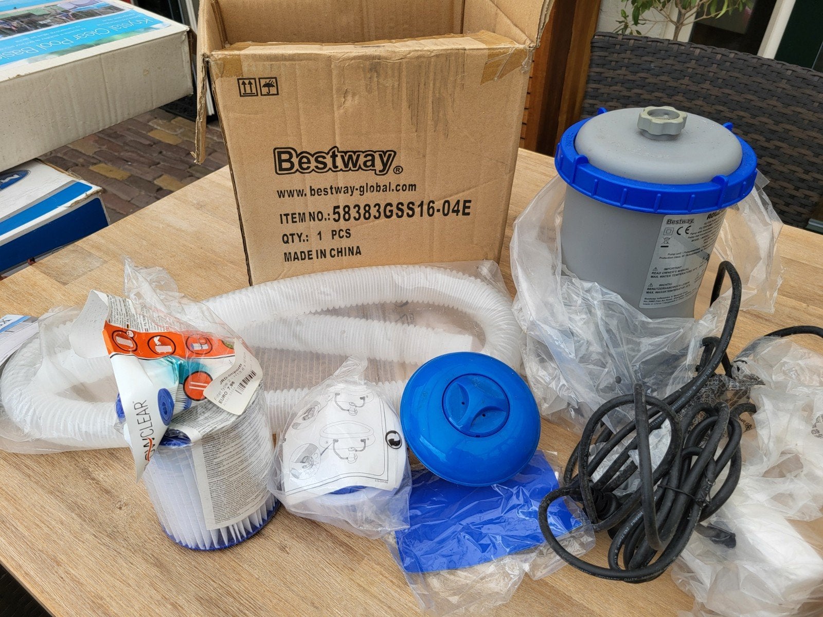 Zwembad pomp bestway, Tuin en Terras, Zwembad-toebehoren, Ophalen, Gebruikt