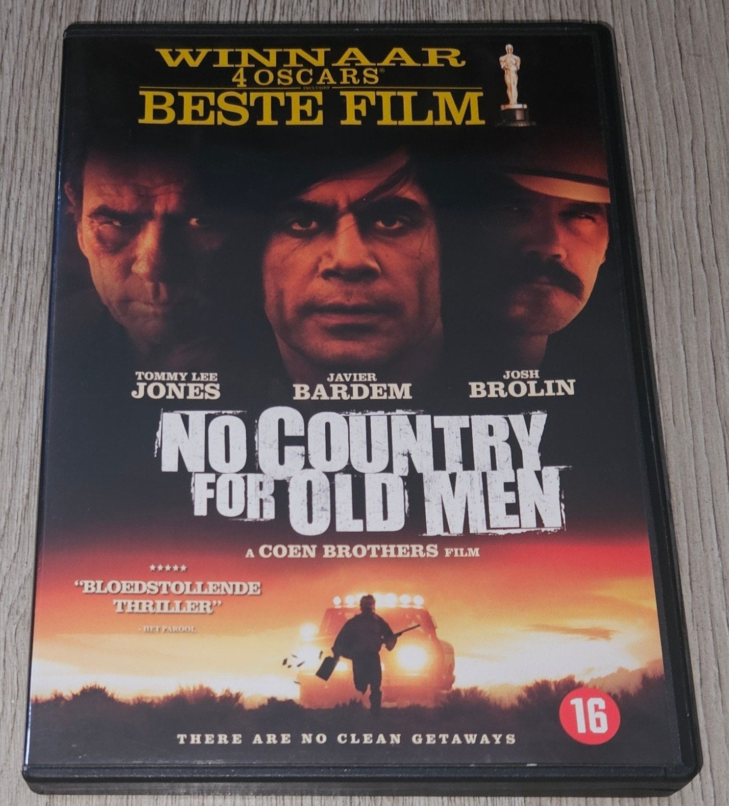 No Country for Old Men - Oscarwinnende thriller DVD, Vanaf 16 jaar, Nederlands, Actiethriller, Ophalen of Verzenden