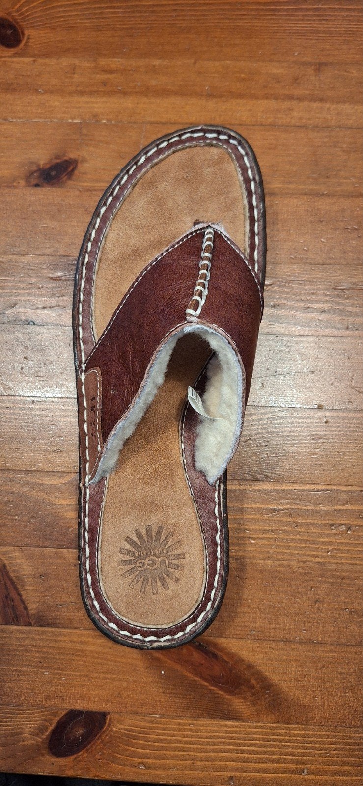 Ugg slippers met schapenvacht, Kleding | Dames, Slippers, UGG, Bruin, Nieuw
