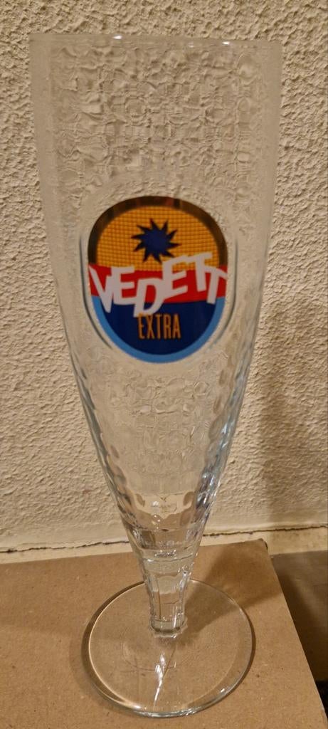 Vedett Extra bierglazen, Ophalen of Verzenden, Zo goed als nieuw, Glas of Glazen, Overige merken