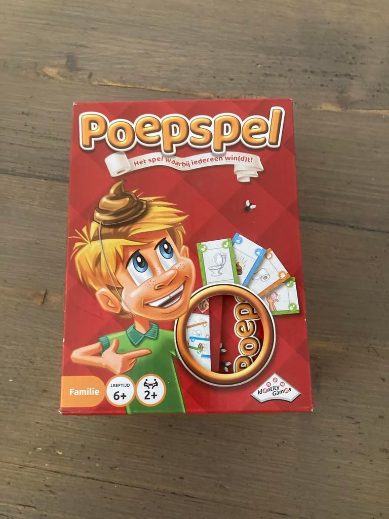 Poepspel - Het hilarische spel voor het hele gezin!, Een of twee spelers, Ophalen, Zo goed als nieuw