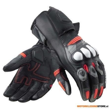 REVIT! League 2 Handschoenen, Zwart-Neon Rood, Motoren, Ophalen of Verzenden, Nieuw met kaartje