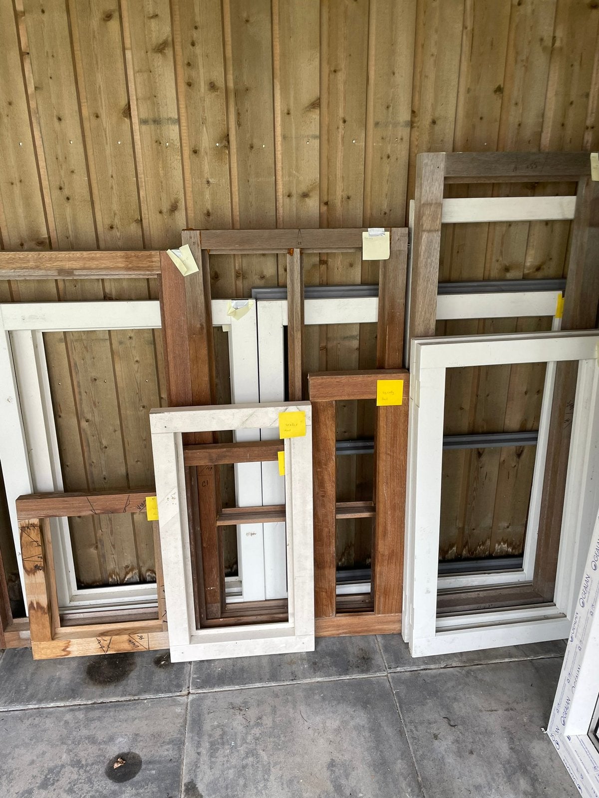Diverse kozijnen (exclusief glas) -Meerdere soorten en maten, Ophalen, Gebruikt, Raamkozijn, 75 tot 150 cm