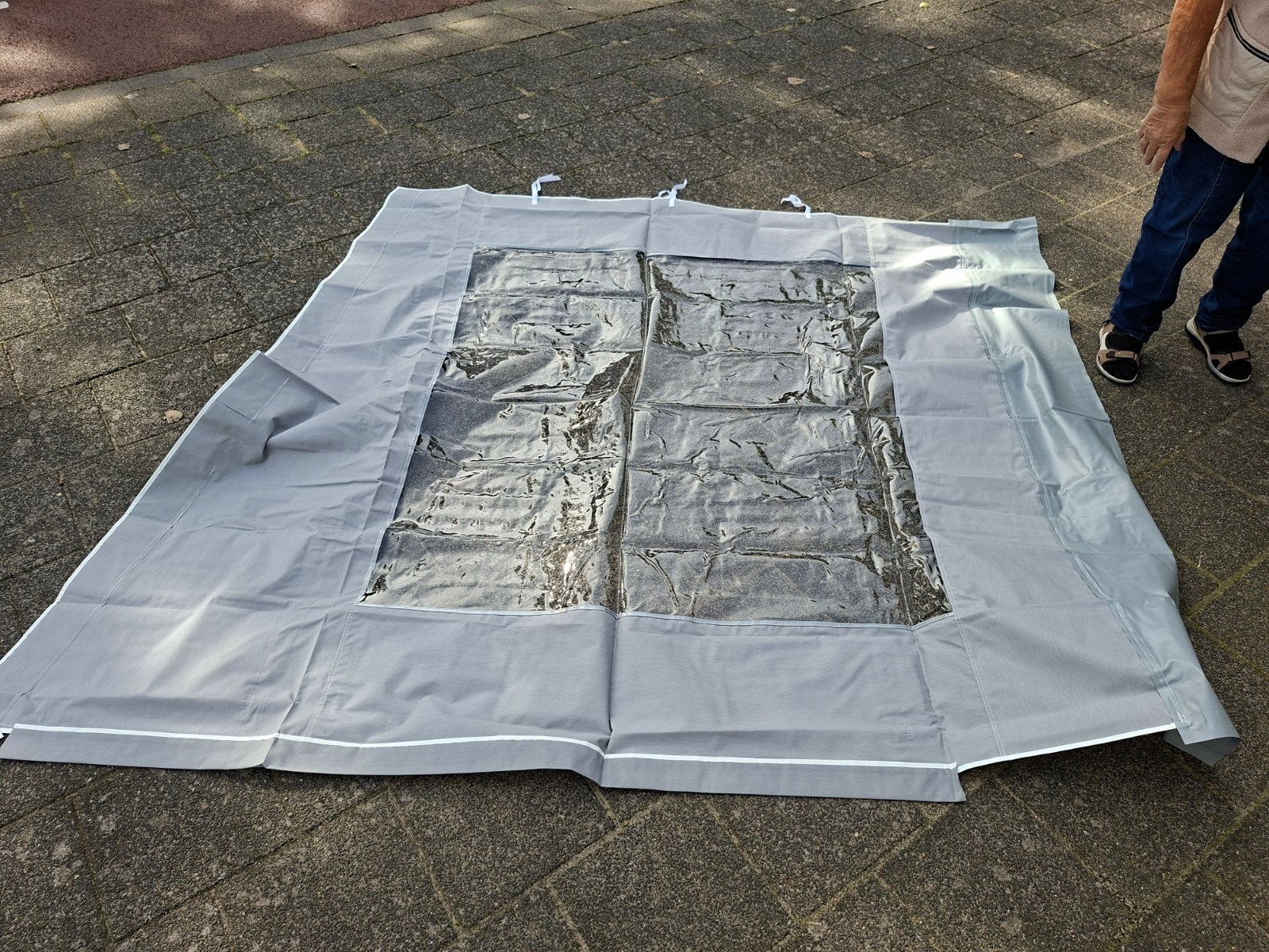 Fiamma zijwand met raam voor camper/caravan, Ophalen of Verzenden, Gebruikt