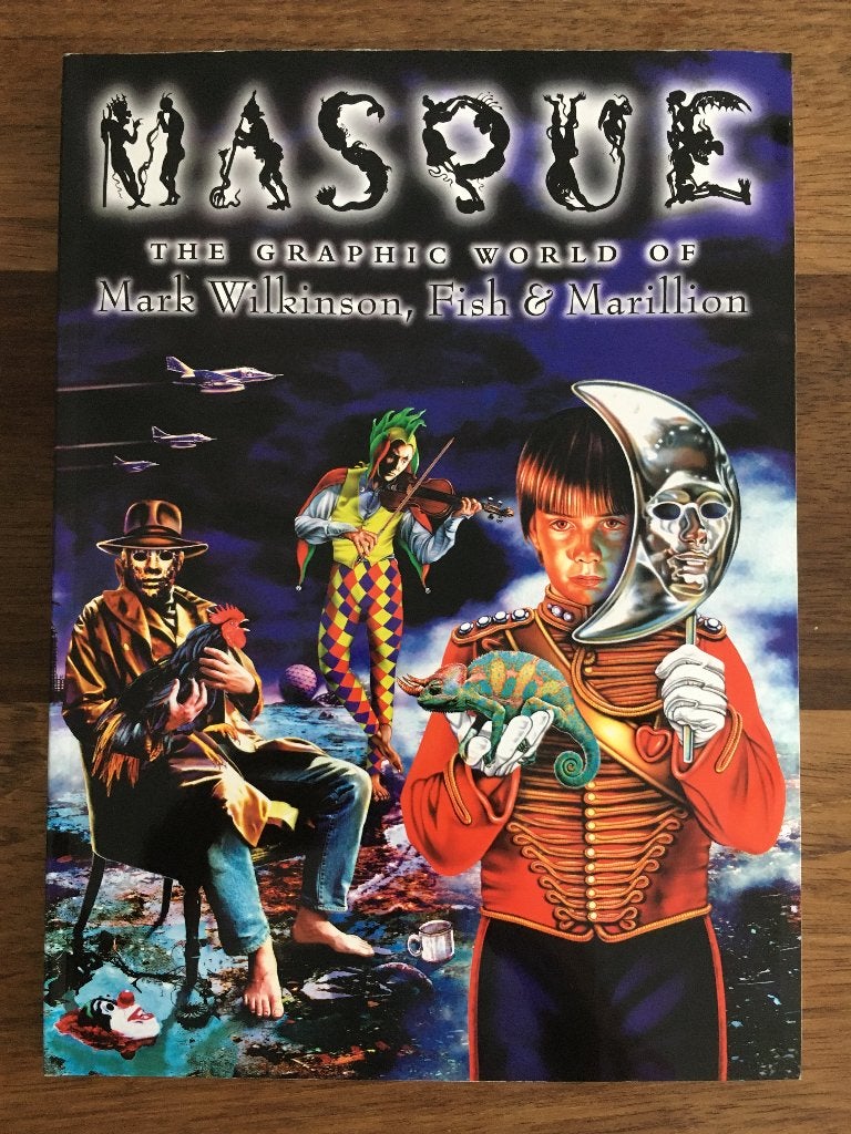 Boek Masque Graphic World Fish Marillion Mark Wilkinson NEW1, Ophalen of Verzenden, Nieuw, Artiest