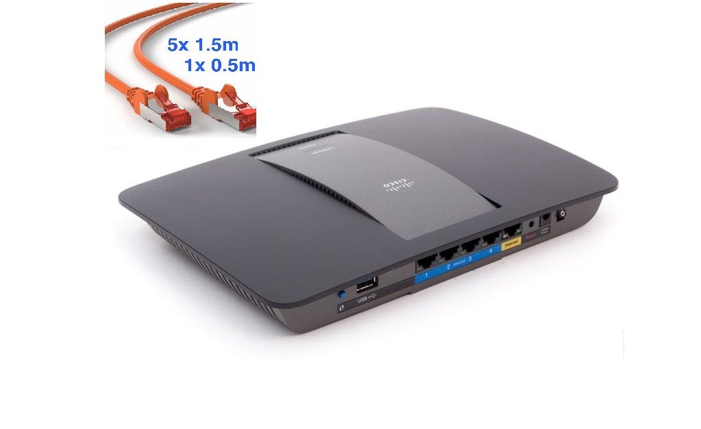Cisco Linksys Smart Router/switch, WiFi + netwerkkabels, Ophalen of Verzenden, Zo goed als nieuw, Router, Cisco Linksys