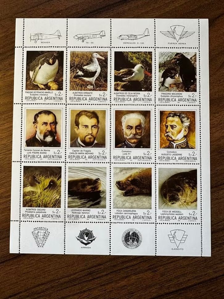 Argentinië 1983 Dieren Vogels pinguins Postfris, Ophalen of Verzenden, Postfris, Zuid-Amerika