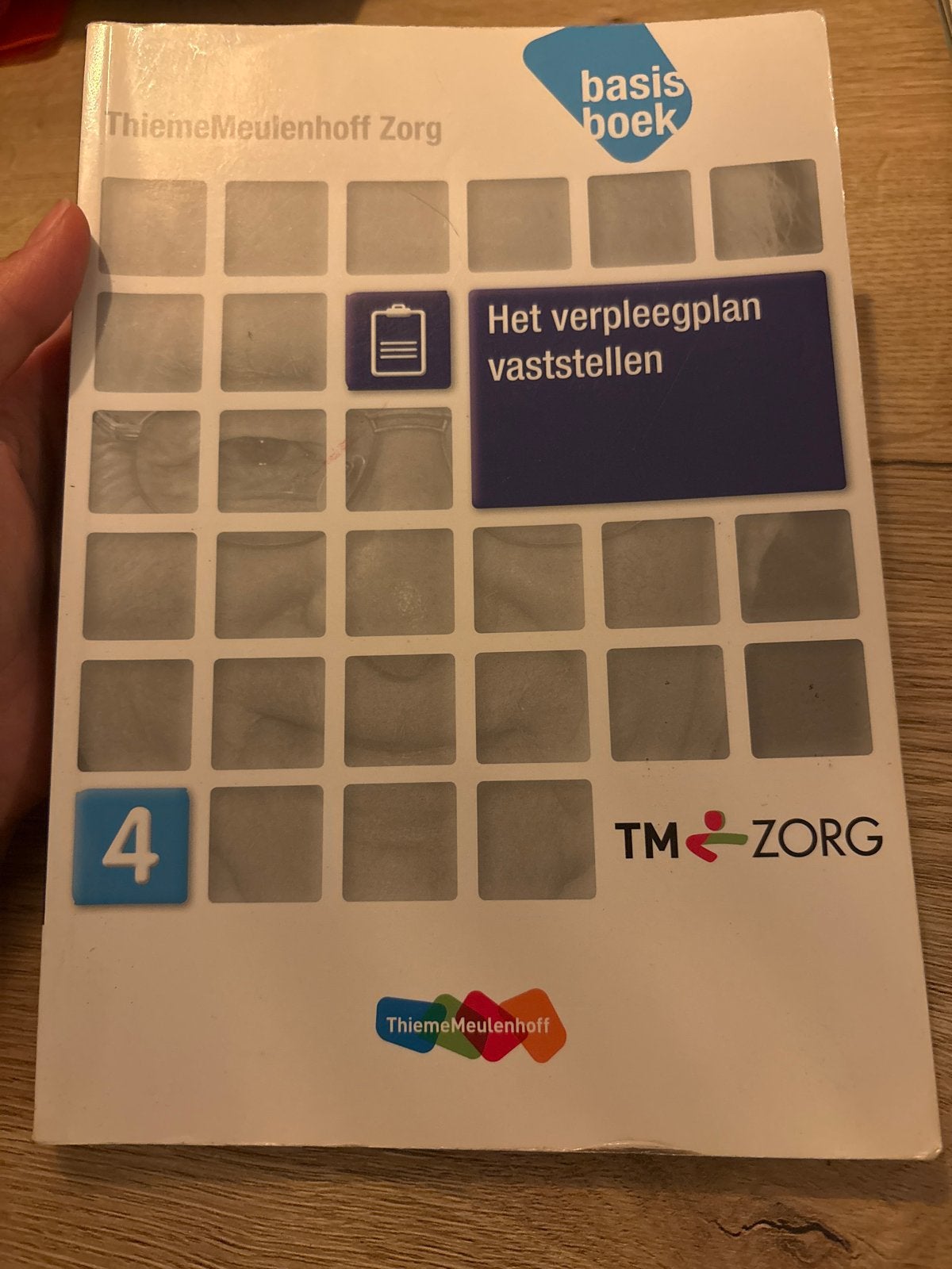 ThiemeMeulenhoff Zorg: Het verpleegplan vaststellen, Boeken, Studieboeken en Cursussen, Ophalen of Verzenden, Gamma, Zo goed als nieuw